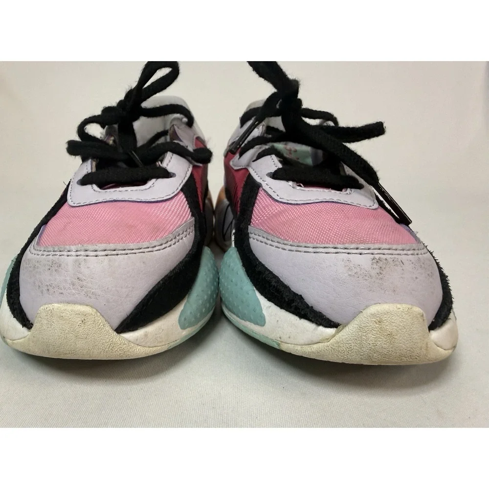 Puma Unisex Kids RS-X Nail Glam Sneaker Shoes Multicolor Lace Up 12C